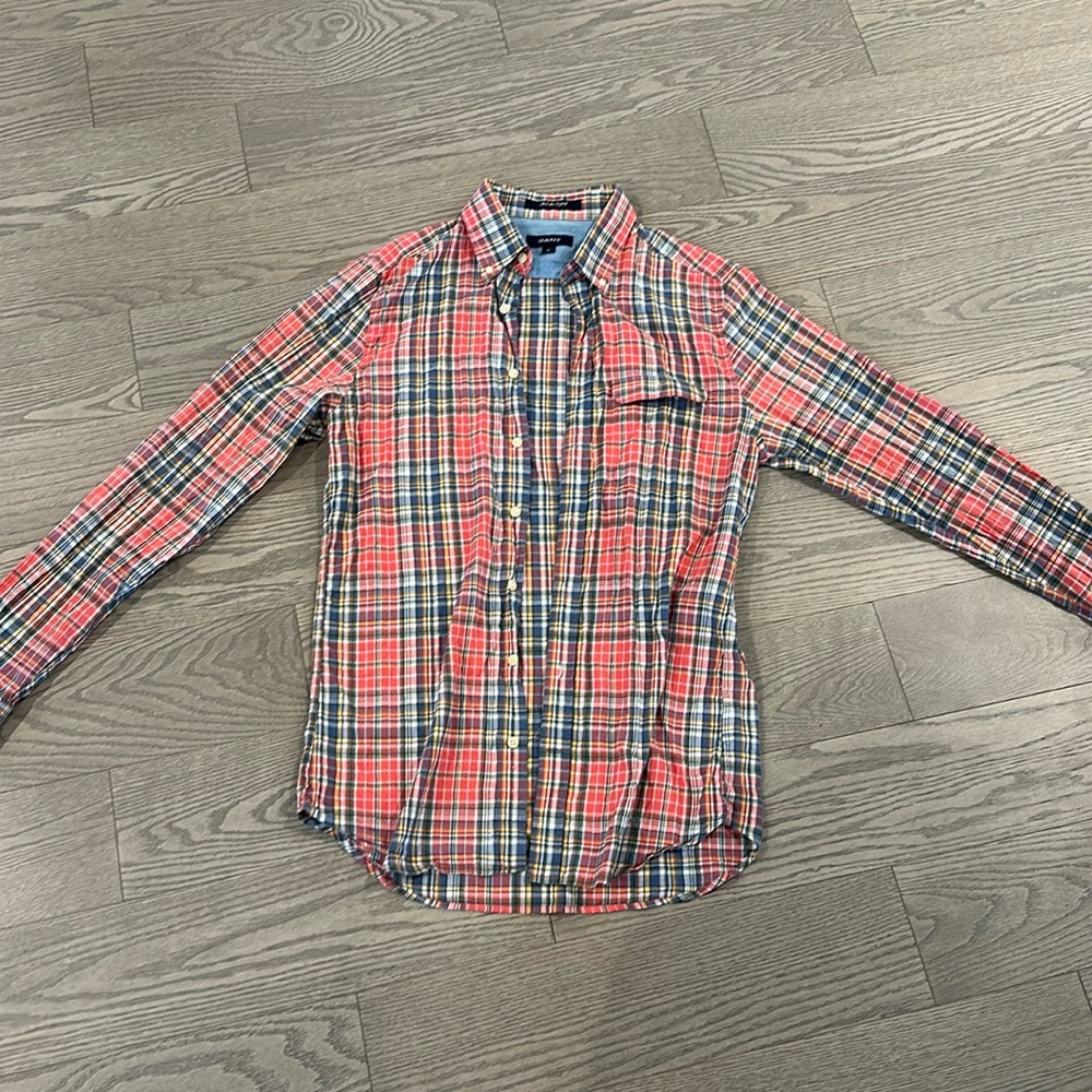 GANT Bel Air Oxford Fitted Shirt Mens Medium